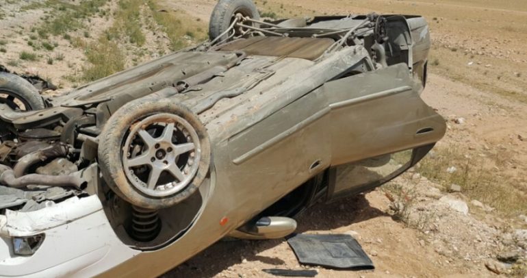 فيديو ينقل ما حدث لسيارتين أثناء ممارسة التفحيط في السعودية